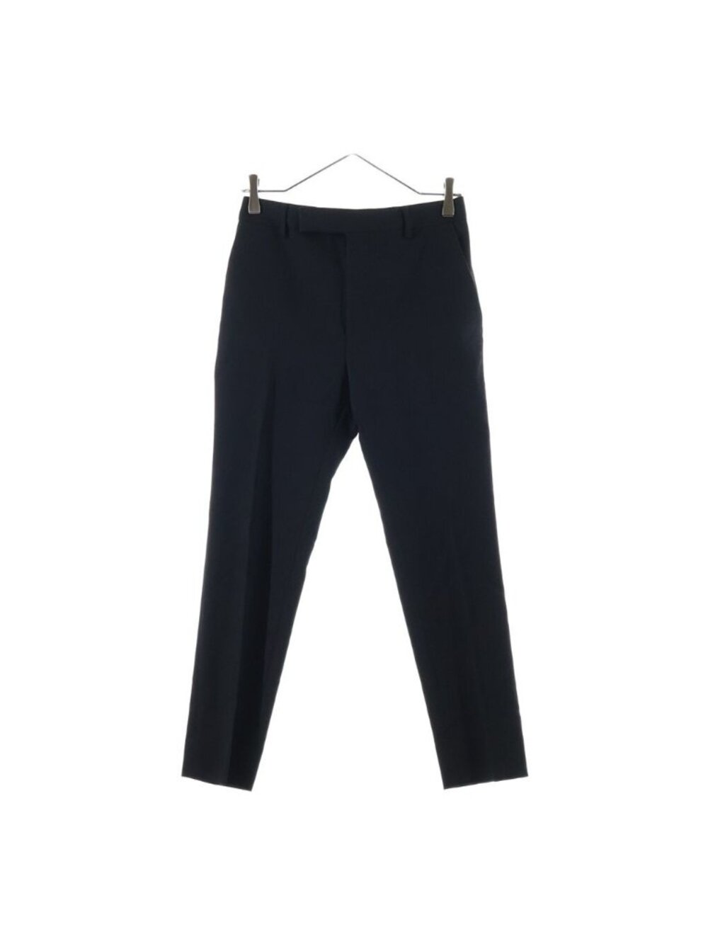 Celine Flat-front Wool Trousers Black Pants